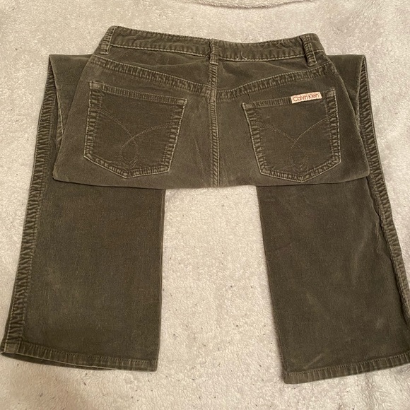 Calvin Klein low rise suede pants - Picture 2 of 3